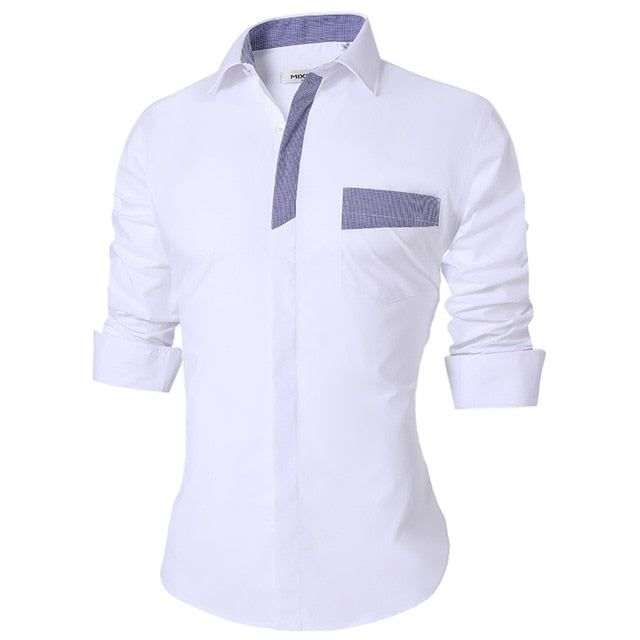 2018 New Summer Thin Men's Casual Shirt Regular Cotton Casual Shirt Men Long Sleeve Big Size Breathable Office Dress Shirts Men
