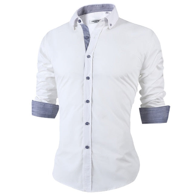 2018 New Summer Thin Men's Casual Shirt Regular Cotton Casual Shirt Men Long Sleeve Big Size Breathable Office Dress Shirts Men